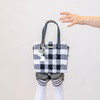 Black Gingham - Woven Tote Bag Kit