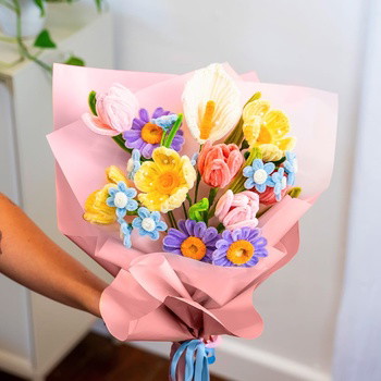Pastel Wildflowers - Pipe Cleaner Bouquet Kit