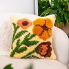 Earthy Wild Blooms - Latch Hook Cushion Kit