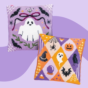Spooky Sofa - Needlepoint Cushion Bundle