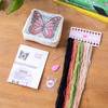 GINGHAM BUTTERFLY - Needlepoint Pouch Kit