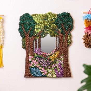 Enchanted Forest - Diamond Painting Mirror Wall Hanging Kit