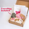 BLUSH & BROWN WAVEY - Woven Tote Bag Kit