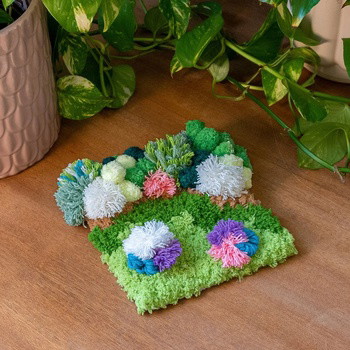 FLOWER PATCH - Moss Coaster Kit