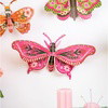 ROSY GRAND BUTTERFLY - Wall Art 3D Puzzle Kit