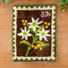 Flannel Flower Stamps - XL Latch Hook Rug Kit