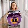 PRECIOUS PANSY - Latch Hook Rug Kit
