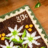 Flannel Flower Stamps - XL Latch Hook Rug Kit