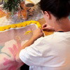 Hibiscus Stamps - XL Latch Hook Rug Kit