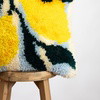LEMON RIPE STRIPES - Latch Hook Cushion Kit