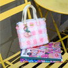 Pink Gingham - Woven Tote Bag Kit