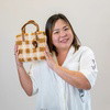 CHOCOLATE GINGHAM - Woven Tote Bag Kit