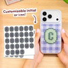 LAVENDER SAGE PERSONALISED INITIALS - Cross Stitch Phone Case Kit