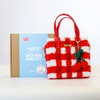RED GINGHAM - Woven Tote Bag Kit