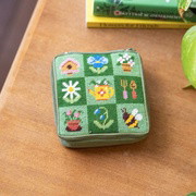 GARDEN CHARMS - Needlepoint Pouch Kit