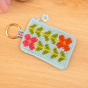 BEGINNER BLOOMS - Needlepoint Taster Pouch Kit