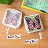 GINGHAM BUTTERFLY - Needlepoint Pouch Kit