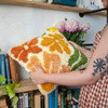 PRETTY PETALS EARTHY - Latch Hook Cushion Kit