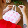 PINK PERFECTION - Half Stitch Pouch & Woven Bag Bundle