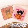 SCAREDY CAT - Latch Hook Cushion Kit