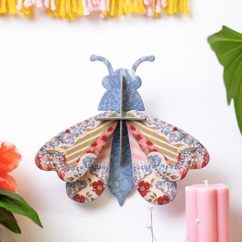 MARIE MIDI MOTH - Wall Art 3D Puzzle Kit
