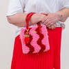 Pink & Red Wavey - Woven Tote Bag Kit