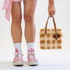 CHOCOLATE GINGHAM - Woven Tote Bag Kit