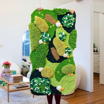 Grassy Fields - XXL Moss Rug Making Kit