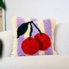 CHERRY RIPE STRIPES - Latch Hook Cushion Kit