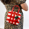RED GINGHAM - Woven Tote Bag Kit