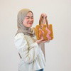 BLUSH & BROWN WAVEY - Woven Tote Bag Kit