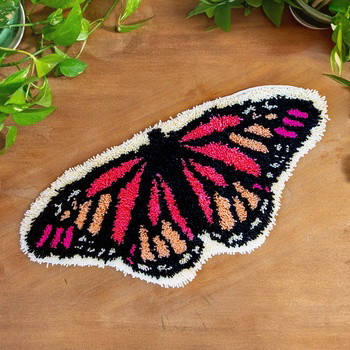 Blush Butterfly - Rug Making Kit