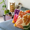 PRETTY PETALS EARTHY - Latch Hook Cushion Kit