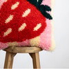 STRAWBERRY RIPE STRIPES - Latch Hook Cushion Kit