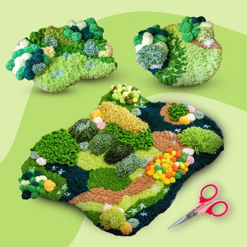 MEGA MOSSY - Rug & Coaster Bundle