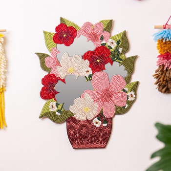 In Bloom - Diamond Painting Mirror Wall Hanging Kit