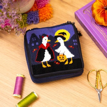TOIL AND TROUBLE - Needlepoint Pouch Kit