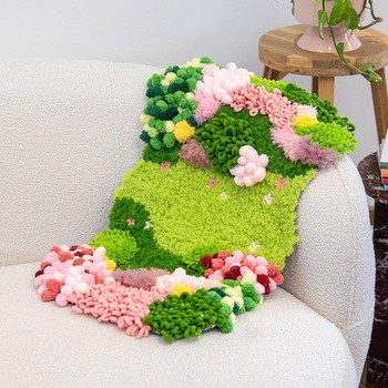BUBBLEGUM GARDEN - Moss Rug Making Kit