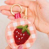 ITTY BITTY STRAWBERRY - Beaded Pouch Kit