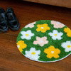 FLOWER BOMB GREEN - Rug Making Kit