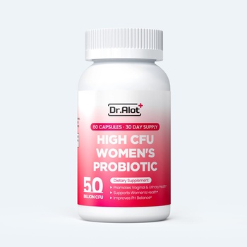 Dralot Probiotic Supplement for Women 30 Capsules Overseas Version