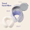 Travel Pillow - Blue - Hooded