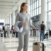 Travel Pillow - Blue - Hooded