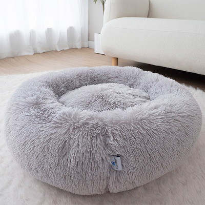 Frost Calming Donut Pet Bed
