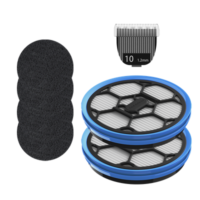 furMe Grooming Vacuum Filters & Blade Replacement Pack