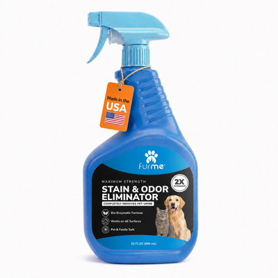furMe Stain & Odor Eliminator - Maximum Strength Formula - 32 Oz Bottle