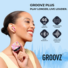 Groovz Plus True Wireless Earbuds | 42-Hour Playtime + Wireless Charging Case