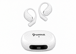 All-New Groovz Ultra Open-Ear True Wireless Headphones with Smart Battery Display (2026)