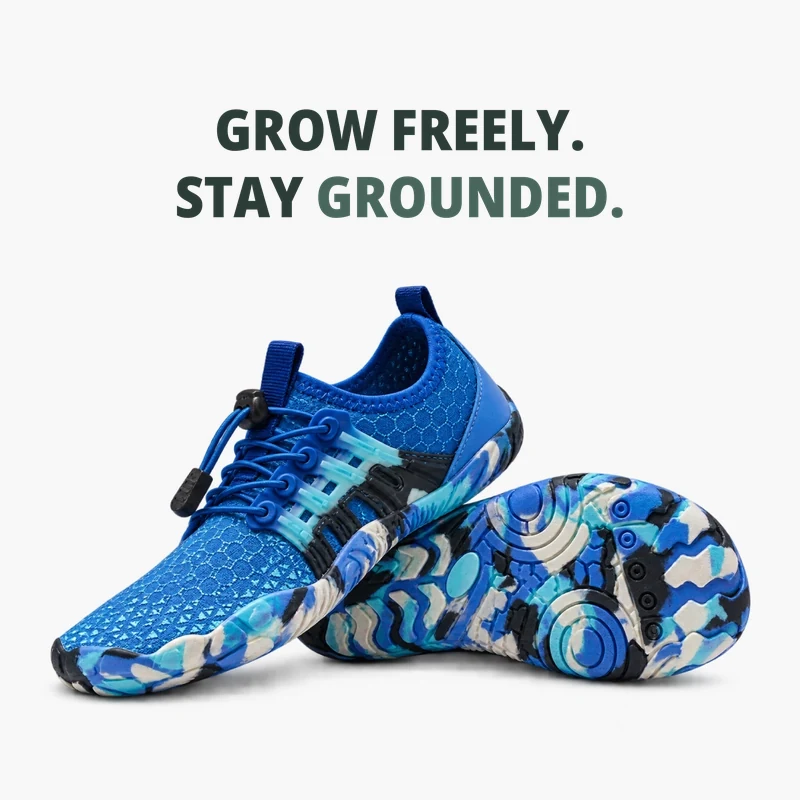 Freedom Kids Blue Popsicle featured pair and outsole