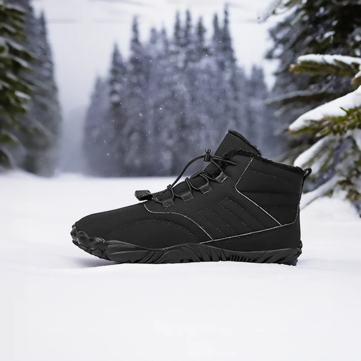 Limitless boot in a winter setting